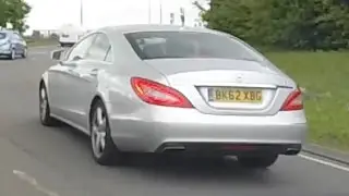Driver pushing in and tailgating
