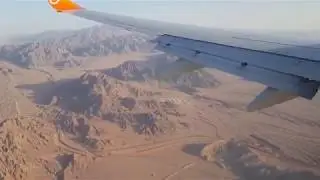 Landing in Sharm el-Sheikh / Посадка в Шарм-эш-Шейхе