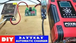 PAANO GUMAWA NG AUTOMATIC BACK UP BATTERY CHARGER SA SOLAR POWER