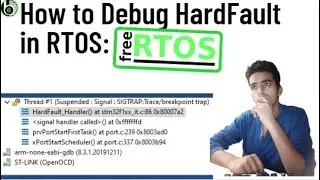 How to debug HardFault Exception in RTOS || FreeRTOS || Fault Analyzer || map file|| Extern & Static