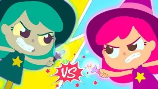 Was? Plum die Hexe hat einen BÖSEN ZWILLING! Sie muss sie stoppen JETZT! Hexen Cartoons für Kinder