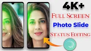 4K+ Full Screen Photo slide alight motion|| Moving Photo Video Editing|| Vinit sah