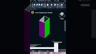Color face command solid editing AutoCAD 3D -16 