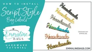 How To • Install Script Style Bag Labels