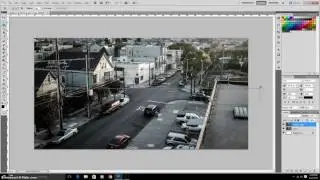 Photoshop tilt shift photography effect
