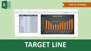 How To Add A Target Line In An Excel Graph | Beginner Tutorial