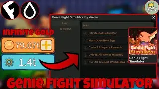 Genie Fight Simulator | Infinite Gold & Parts Script | Hydrogen and Fluxus - Roblox Mobile