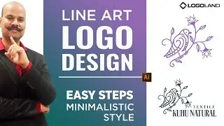Minimalistic Bird Logo Designing | Line Art Logo in Illustrator Tutorial: