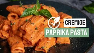 🍝 CREMIGE PAPRIKA PASTA - vegan, gesund & einfach 🍝