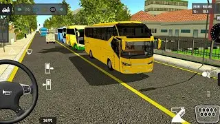 Euro Bus Driving Game Public Transportation 2024 -  Indonesia Bus Simulator Android Gameplay #3