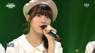 [4K AI ENG] OH MY GIRL -  CUPID + Curious + Interview + Ending (Inkigayo 2015.04.26)