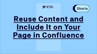 Include Page in Confluence - 