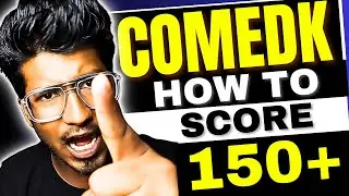 COMEDK 2024: How to score 150+ in COMEDK | Complete Timetable & Roadmap | Target CSE in RVCE