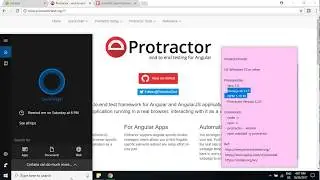 Install Uninstall Node.js v6.11.5 NPM 3.10.10 and Protractor Version 5.2.0 in Windows 10