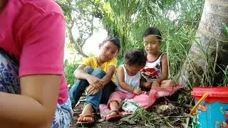namingwit kami sa fishpond 😊 Ang daming huli pero Ang liliit pa NG tilapia #fishing