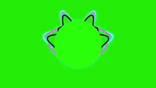 Mesmerizing Audio Spectrum Visualizer on Green Screen