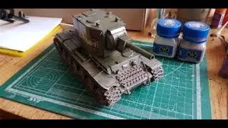 КВ-2 (Zvezda) 35 scale...шаг 3-финал