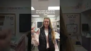 Believe it or not, I teach Christianity at a Christian school 
