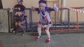 Mona and Qiqi Cat Vibing Meme (Ievan Polkka) | Genshin Impact