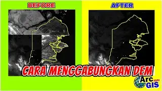 Cara Mudah Menggabungkan Data DEM dengan Arcgis