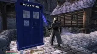 Oblivion: A quick show of my TARDIS house MOD