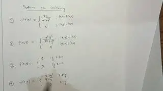 Real Analysis | CSIR NET MATHEMATICS | Several Variables Continuity