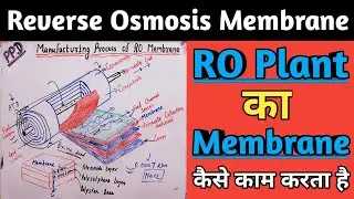 RO Membrane in hindi | Reverse Osmosis Membrane | working and principle of RO membrane | RO plant |