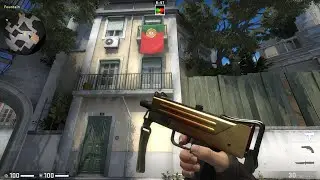 CSGO MAC-10 Amber Fade Field Tested