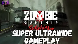Zombie Gunship Survival | FREE to play | Super Ultrawide Gameplay 5K