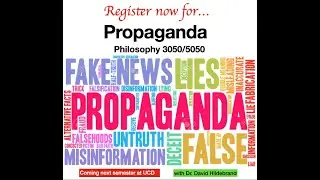 CU Denver Philosophy 3050/5050 Course: Propaganda Promo 2023 LOW