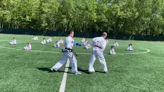 Тхэквондо . Показательные выступления. Тренер Сергей Ким