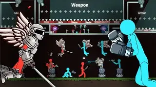 Generate Stickman Part 1 - Modern Combat - Marble Ragdoll Battle