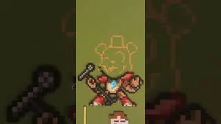 Glam Freddy pixel art #shorts #emojichallenge #minecraft #minecraftbuilding #timelapse