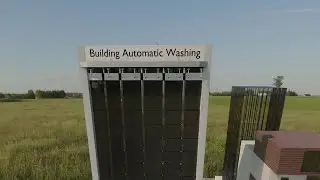 Building Automatic Washing motion graphic - 3D animation