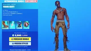 *NEW* TRAVIS SCOTT BUNDLE..! (Item Shop) Fortnite Battle Royale