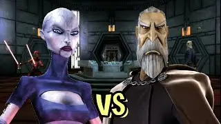Asajj Ventress vs Count Dooku - Lightsaber Duels