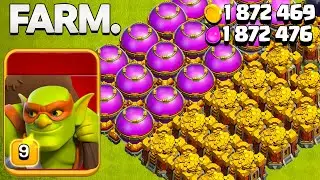 The Only Farm Army You Need 80 Super Goblins! Clash of Clans