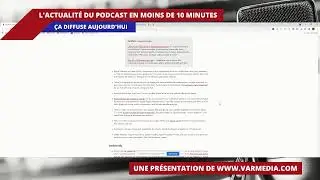 Ça diffuse! L'actualité du podcast en 10 minutes!
