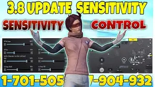 NEW 3.8 UPDATE 🥶 Best Sensitivity | bgmi best sensitivity setting | pubg sensitivity 2025