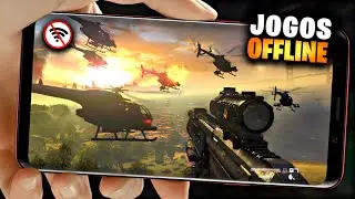 OS 15 MELHORES JOGOS OFFLINE para SAIR DO TÉDIO Android 2024