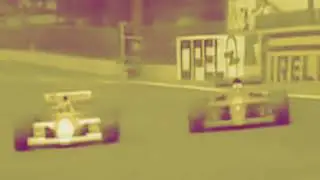 Nigel Mansell uses Eurobeat on Gerhard Berger