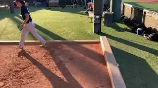 CBU Bullpen Warm up