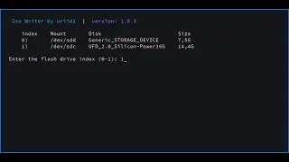 dd write iso using simple shell script!