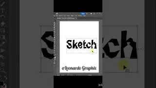 How to draw Sketch /Scribble Text Effect in Illustrator  |tutorial |Graphics design