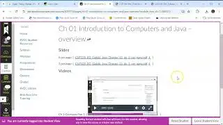 CSIT 105 Getting into Canvas and Navigating around