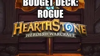 Hearthstone Budget Rogue Deck with Deck List