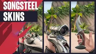 Songsteel Skins Showcase - Valorant Battlepass Skins