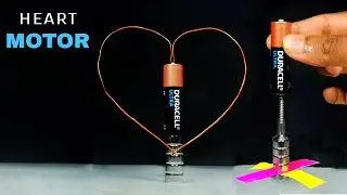 World's Simplest Electric Motor || Simplest DC Motor Science Project