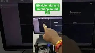 hikvision nvr beep sound off