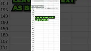 SUBSTITUE FUNCTION IN EXCEL | 